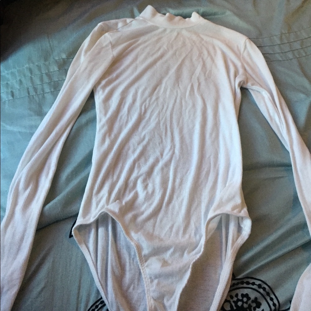 White body suit.